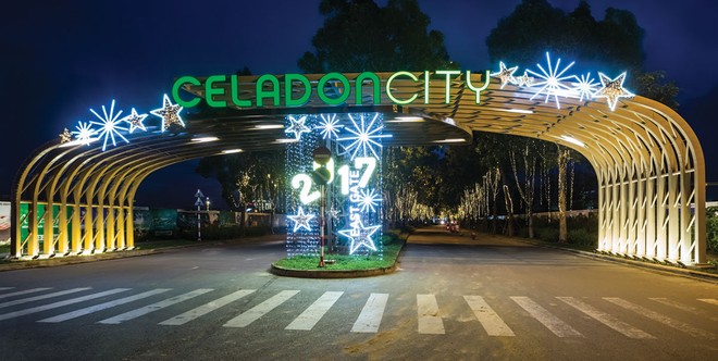 Vẻ đẹp Celadon City khi đêm về