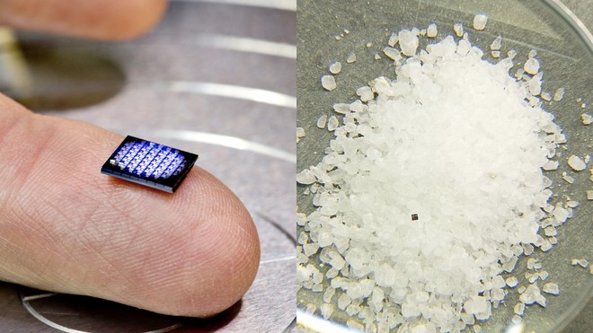 Máy tính nhỏ nhất thế giới, chỉ bằng hạt muối