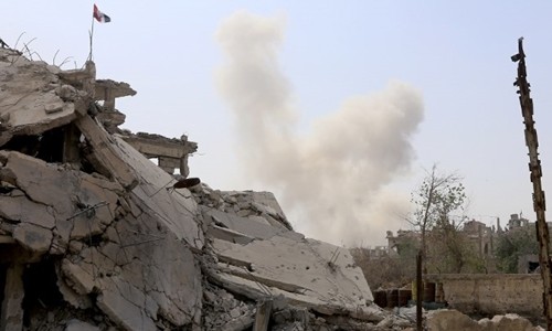 Cơ sở quân sự Syria bị tấn công bằng tên lửa