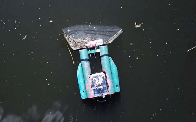 Robot thu gom rác thải trên sông từ bất cứ nơi nào trên thế giới qua trình duyệt web