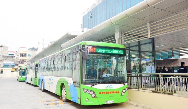 Tuyến buyt BRT đã triển khai vé điện tử từ ngày 10/10/2018
