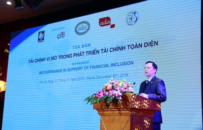 Phó Thống đốc Đào Minh Tú: Năm 2019 sẽ là "năm tài chính vi mô"