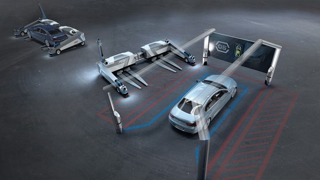 ParkingPLUS: Công nghệ robot giúp đậu xe tự động