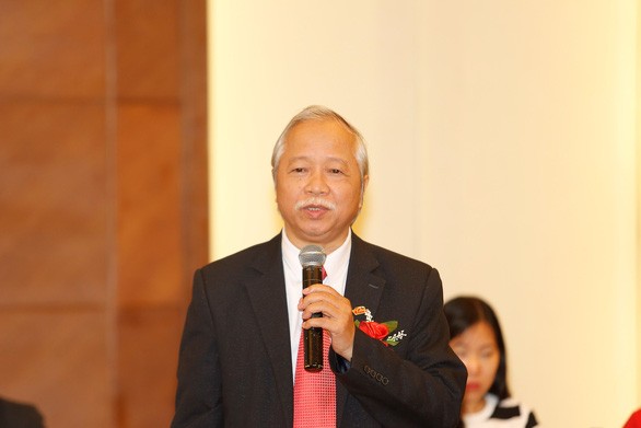 Ông Nguyễn Trung Thực phát biểu tại hội thảo - Ảnh: L.THANH