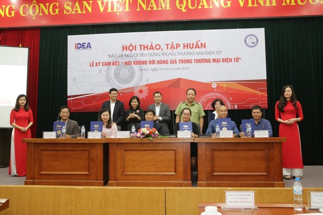 Các Sàn thương mại điện tử hàng đầu Việt Nam tham gia ký kết "Nói không với hàng giả trong Thương mại điện tử"