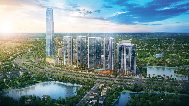 Tòa tháp cao 69 tầng bên trong dự án Eco-Green được xem là tòa nhà biểu tượng cao nhất của khu vực Phú Mỹ Hưng và Nam Sài Gòn