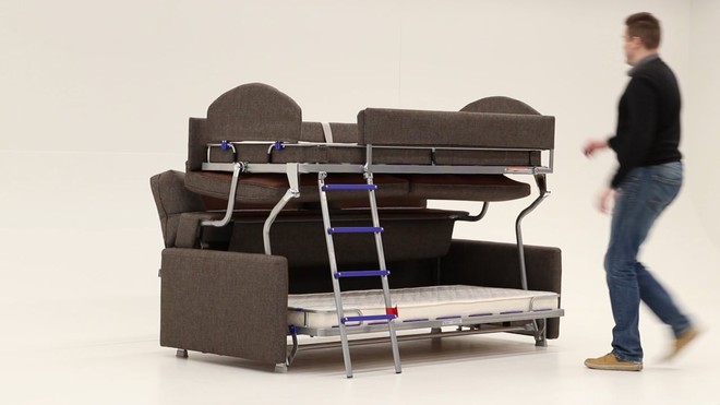 Ghế sofa có thể biến thành giường chỉ với vài thao tác