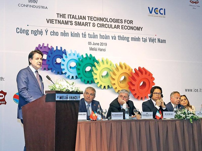 Hội thảo Công nghệ Ý cho nền kinh tế tuần hoàn và thông minh tại Việt Nam.