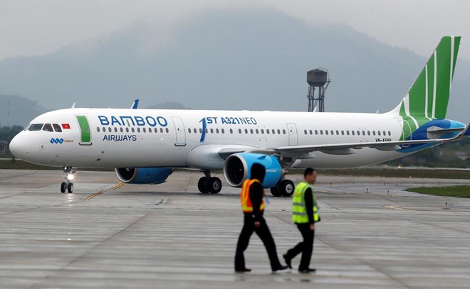 Chuyến bay của Bamboo Airways từ Nha Trang đi Hà Nội chiều 26/7 bị gián đoạn. Ảnh: BA.