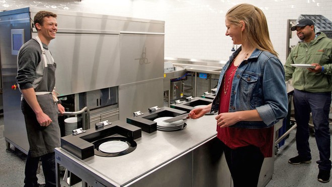 Robot rửa bát, giải pháp cho những nhà hàng đông khách