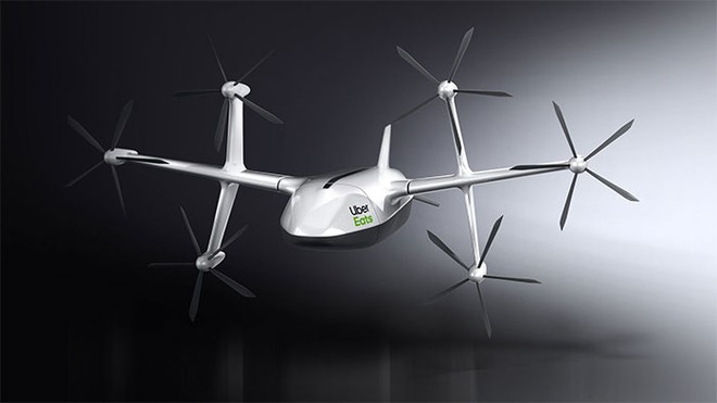 Uber đang phát triển mẫu drone giao đồ ăn mới