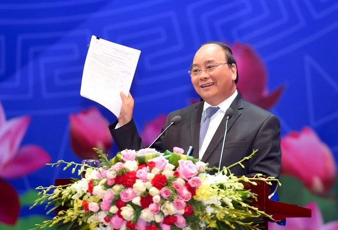 Thủ tướng Nguyễn Xuân Phúc đã chủ trì nhiều cuộc đối thoại với doanh nghiệp