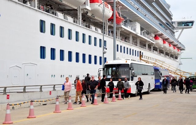 Tàu Diamond Princess có mặt tại Hạ Long vào ngày 28/1/2020