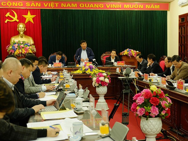 Bộ trưởng Bộ Kế hoạch và Đầu tư Nguyễn Chí Dũng làm việc với lãnh đạo tỉnh Hà Giang.