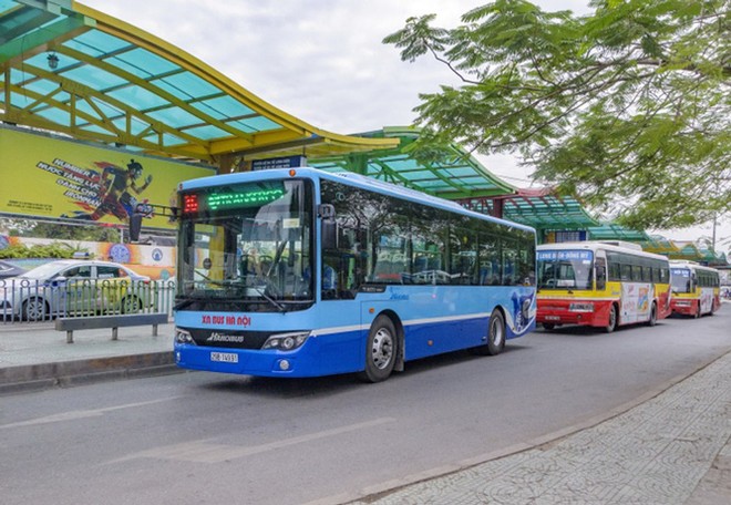 Từ ngày 4/5, toàn bộ xe buýt trên địa bàn Hà Nội hoạt động trở lại