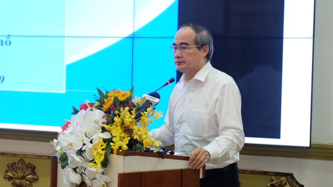 Ông Nguyễn Thiện Nhân, Bí thư thành ủy TP.HCM (Ảnh: Trung tâm báo chí).