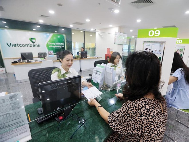 Nợ xấu của Vietcombank 6 tháng đầu năm chỉ 0,8%, tăng không đáng kể so với 0,77% cùng kỳ năm 2019. Ảnh: Đ.T