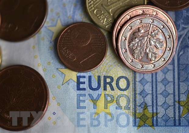 Đồng tiền euro tại Dortmund, miền Tây nước Đức. (Ảnh: AFP/TTXVN)