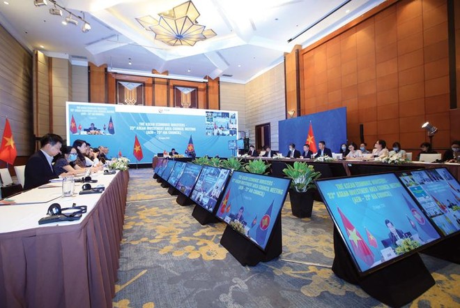 Toàn cảnh Hội nghị Bộ trưởng Kinh tế - Hội đồng Đầu tư ASEAN lần thứ 23.