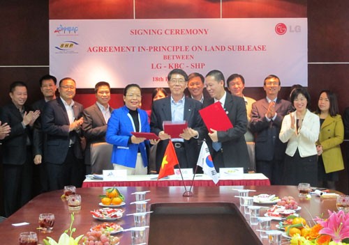 LG thuê thêm đất tại Khu công nghiệp Tràng Duệ của KBC