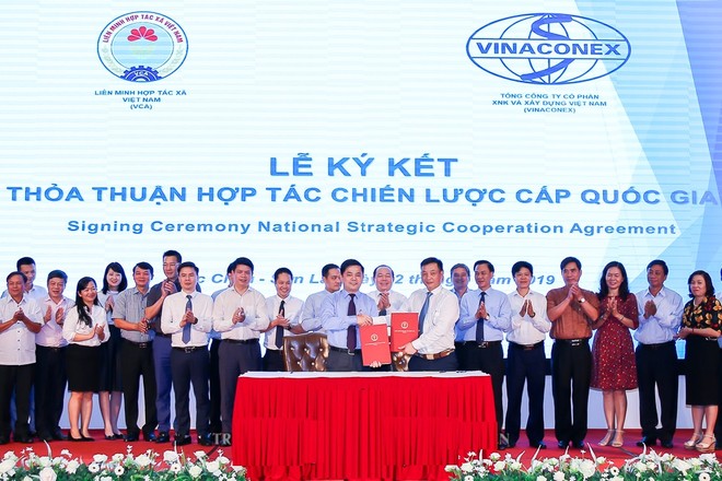 Vinaconex hợp tác với Liên minh hợp tác xã Việt Nam