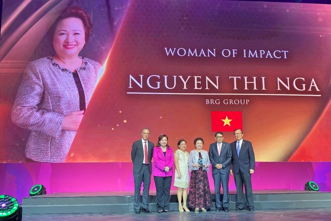 Doanh nhân Nguyễn Thị Nga được vinh danh Woman of Impact Awards tại Philippines