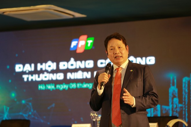 Chủ tịch HĐQT FPT Trương Gia Bình cho biết, việc tổ chức ĐHĐCĐ trong bối cảnh dịch bệnh là một minh chứng cho tinh thần kinh doanh thời chiến