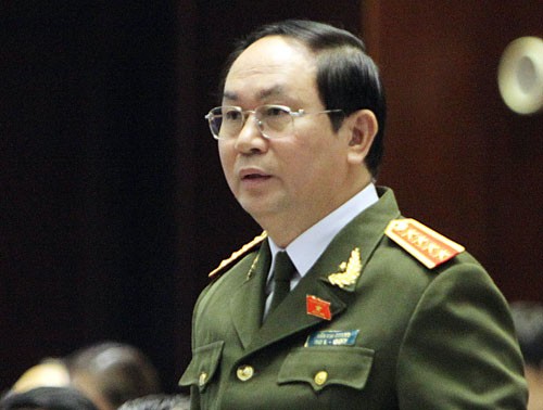 Bộ trưởng Bộ Công an Trần Đại Quang (ảnh: vtc.vn)
