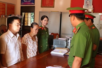 Nu chủ hụi Võ Thị Ngọc Yến khi bị khởi tố