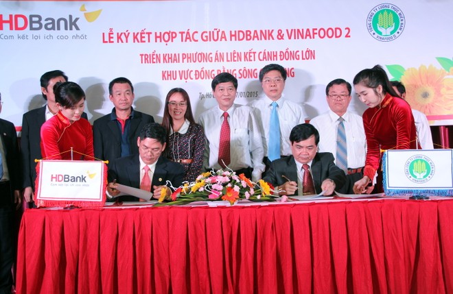 HDBank ký kết hợp đồng hợp tác với Vinafood 2