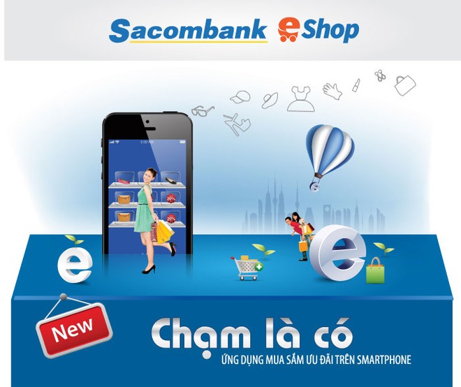 Kinh doanh hiện đại - điện thoại trao tay tại Sacombank