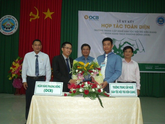 OCB hợp tác với Trường trung cấp Nghề dân tộc nội trú Kiên Giang