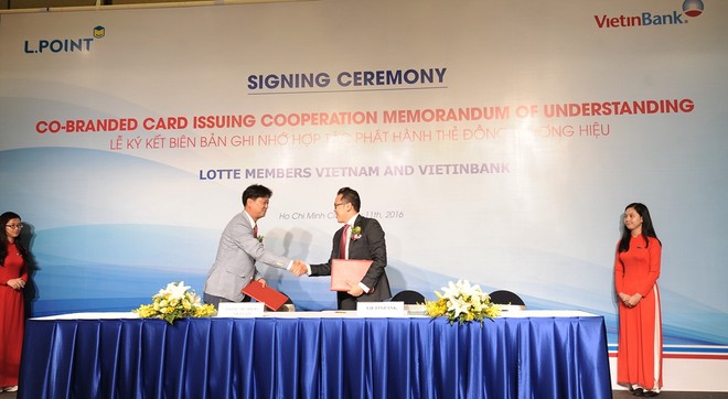Vietinbank và Lotte Members Việt Nam bắt tay hợp tác