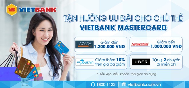 VietBank ưu đãi cho chủ thẻ Mastercard