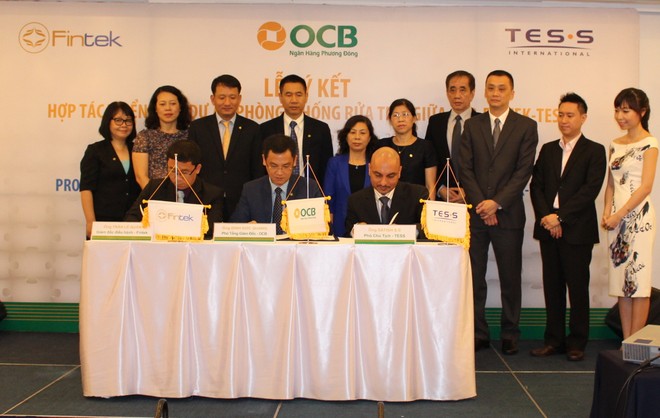 OCB ký kết hợp đồng với Fintex và Tess triển khai dự án phòng chống rửa tiền