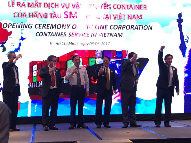 HAH làm đại lý tại Việt Nam cho hãng tàu SM Line của Hàn Quốc
