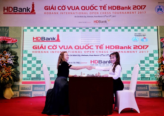 Giải cờ vua quốc tế HDBank 2017 chính thức mở màn