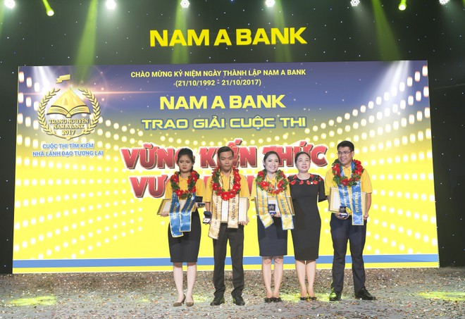 Nam A Bank đã tìm ra trạng nguyên năm 2017, nhà lãnh đạo tương lai của Ngân hàng