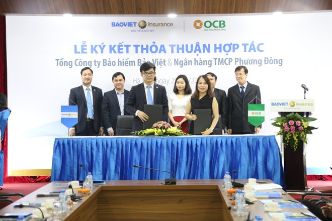 OCB ký hợp tác với Tổng công ty bảo hiểm Bảo Việt