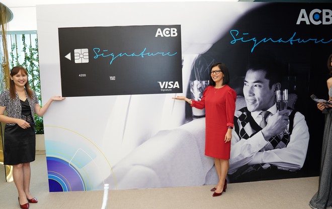 ACB ra mắt thẻ tín dụng quốc tế ACB Visa Singature