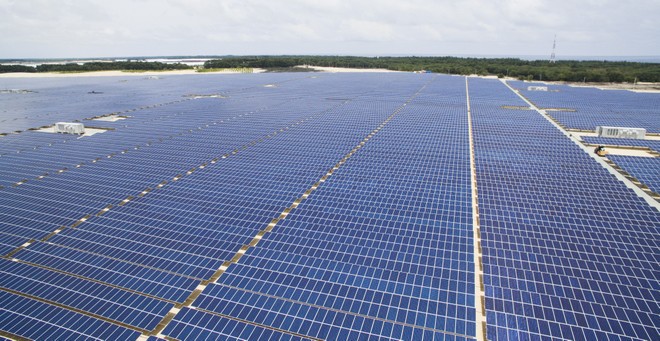 Nhà máy điện mặt trời có công suất 35 MW đầu tiên tại Việt Nam chính thức hoạt động