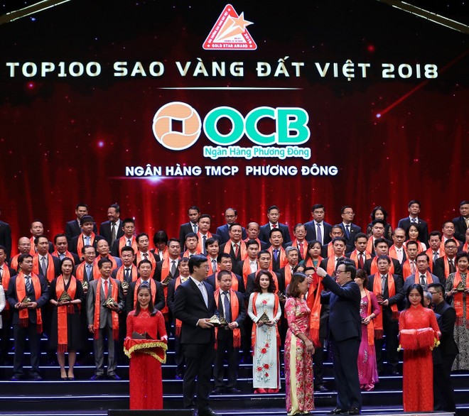 OCB ghi danh Top 100 sao vàng đất Việt 2018