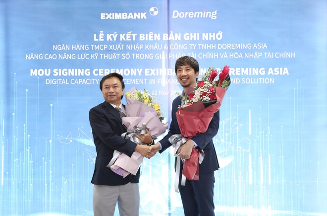 Eximbank ký kết Biên bản ghi nhớ hợp tác với Công ty Doreming