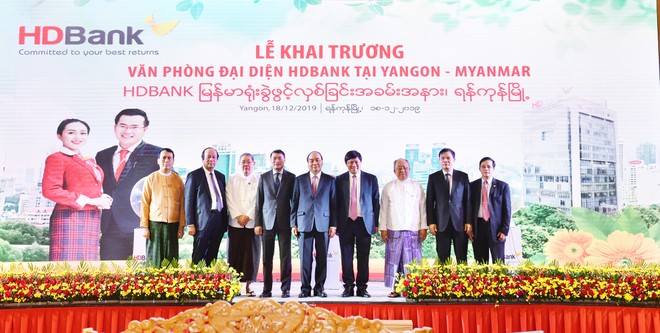 HDBank khai trương văn phòng đại diện Myanmar và ký hợp tác với Viettel Global 