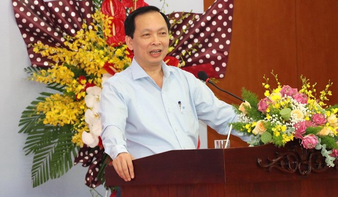 Phó Thống đốc Ngân hàng Nhà nước Đào Minh Tú phát biểu tại hội nghị