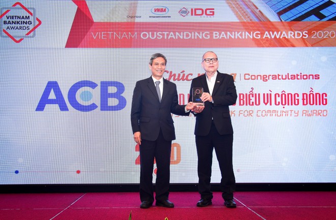 ACB nhận giải "Ngân hàng tiêu biểu vì cộng đồng năm 2020"