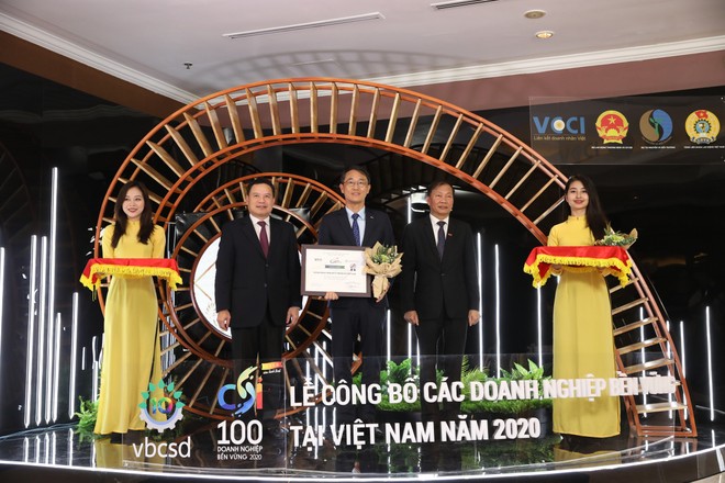 Ngân hàng Shinhan lọt Top 100 doanh nghiệp bền vững Việt Nam năm 2020