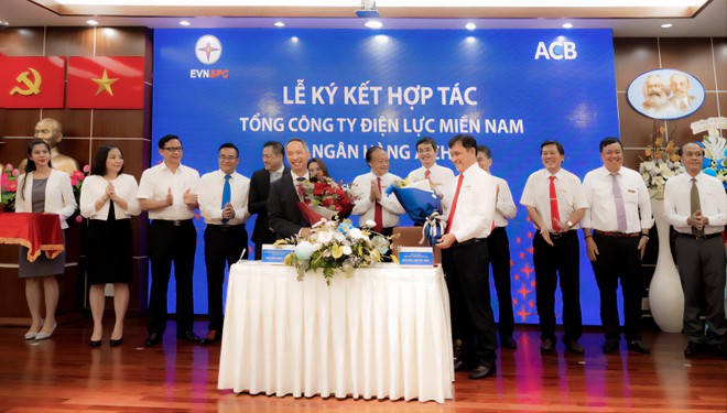 ACB ký hợp tác với Công ty Điện lực miền Nam 