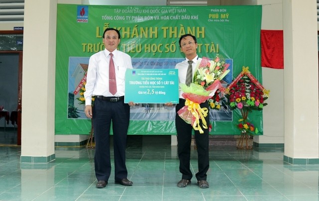 DPM khánh thành và bàn giao Trường tiểu học số 1 Cát Tài, tỉnh Bình Định