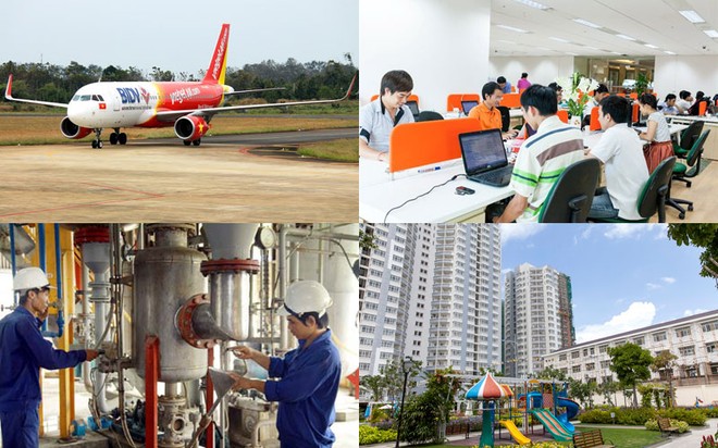 Vietjet, PAN, Him Lam Land, Bột giặt Đức Giang vào Top 10 công ty tăng trưởng nhanh nhất Việt Nam